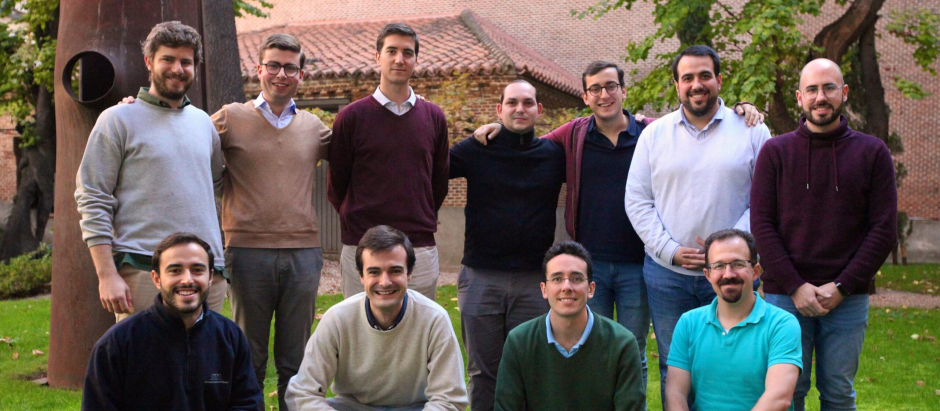 Algunos de los seminaristas de Madrid de los últimos cursos