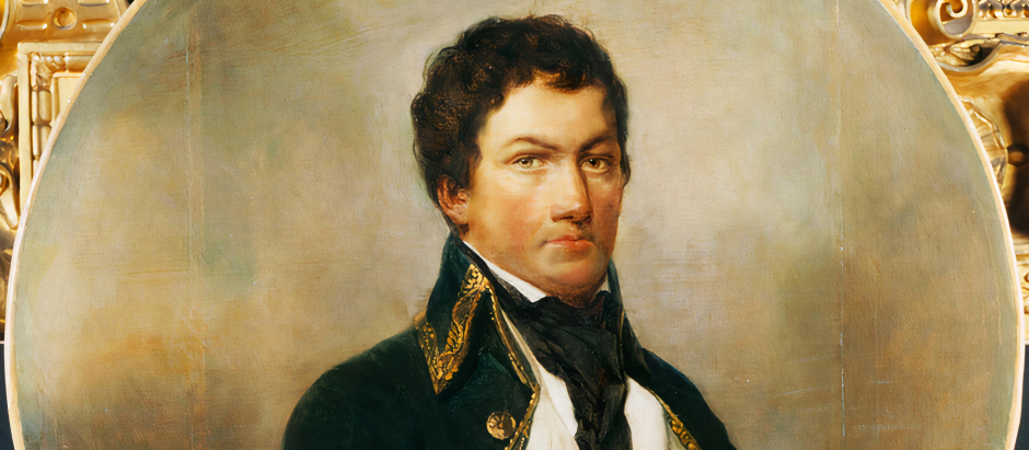 Retrato del general Francisco de Miranda por Georges Rouget.