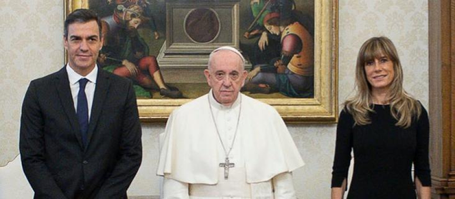 El Papa Francisco recibió en audiencia privada a Pedro Sánchez en 2020