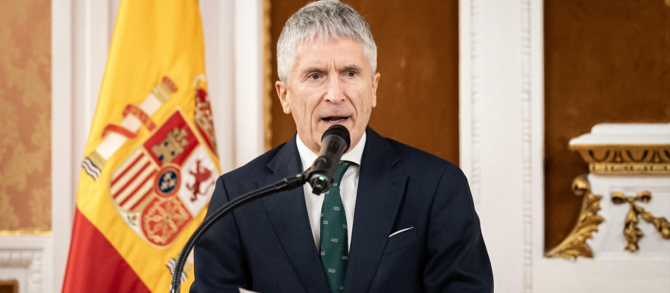 El ministro del Interior, Fernando Grande-Marlaska durante un acto institucional