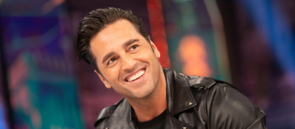 Singer David Bustamante during television program "El Hormiguero"  in Madrid. March 21 2024