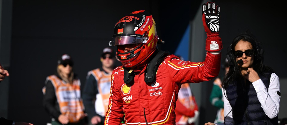 Carlos Sainz, tras el circuito de Australia