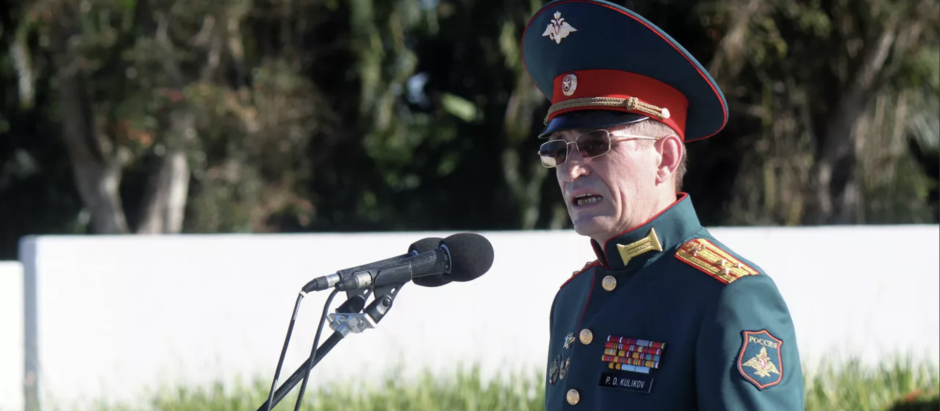 El general mayor Piotr Kulikov, agregado de Defensa de la Embajada rusa en La Habana