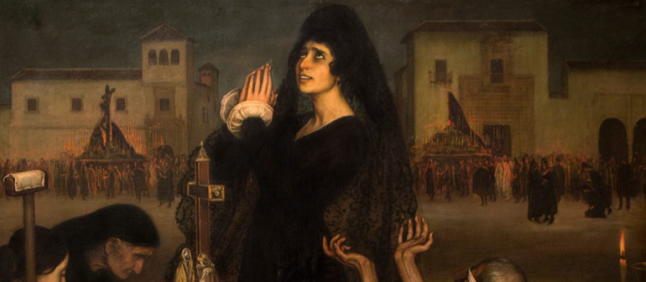 La saeta (1918) de Julio Romero de Torres