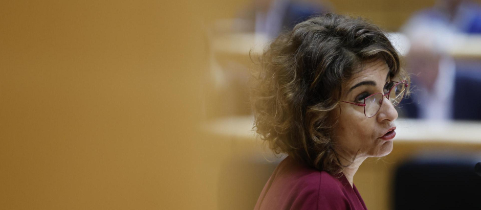 María Jesús Montero, en una intervención reciente en el Senado