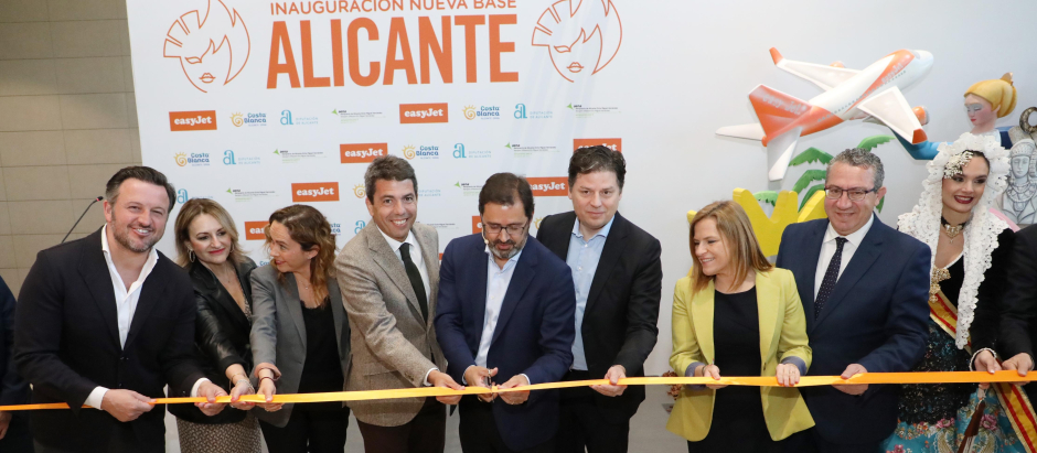 Inauguración de la base de EasyJet en el aeropuerto de Alicante-Elche Miguel Hernández