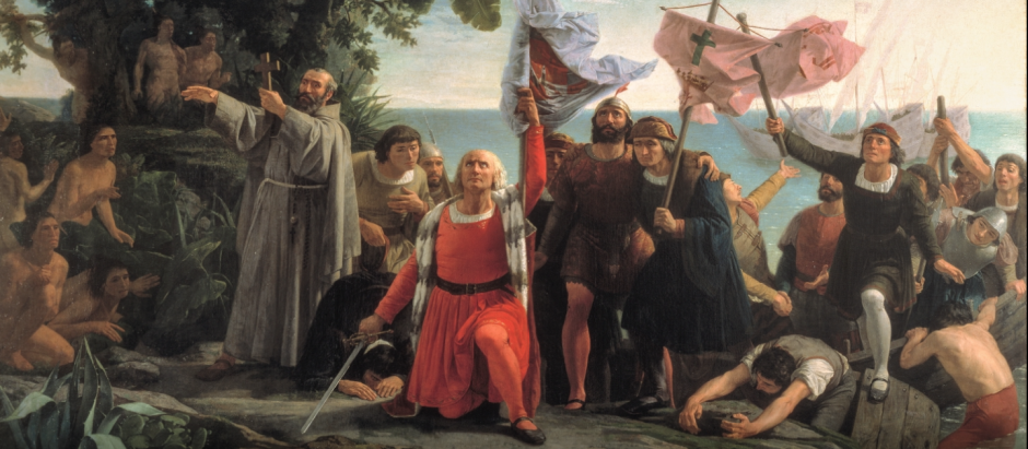 Primer desembarco de Cristóbal Colón (1862)