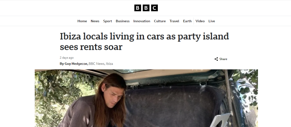 Información sensacionalista sobre la situación de la vivienda en Ibiza