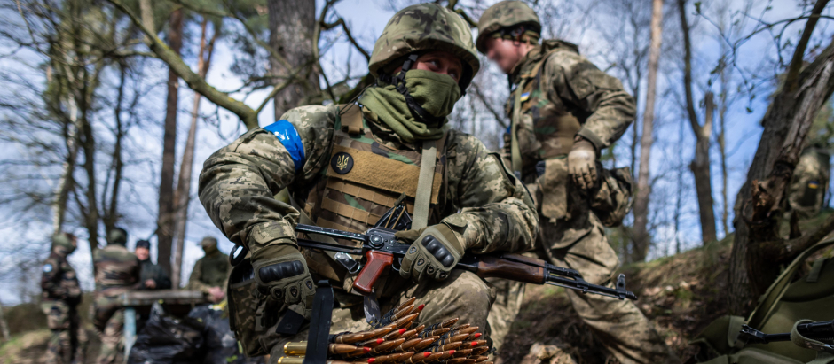Fuerzas ucranianas participan en ejercicios en Polonia