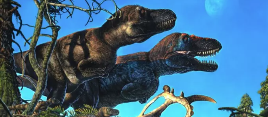 Dos de las especies de dinosaurios incluidas en el nuevo estudio