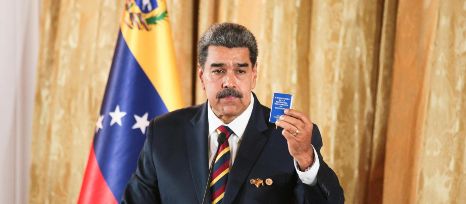El mandatario venezolano, Nicolás Maduro, durante un acto en Caracas (Venezuela)