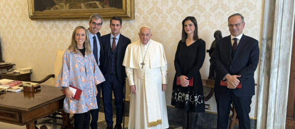 Representantes de la FAFCE y de la Declaración de Casablanca se reunieron con el Papa Francisco