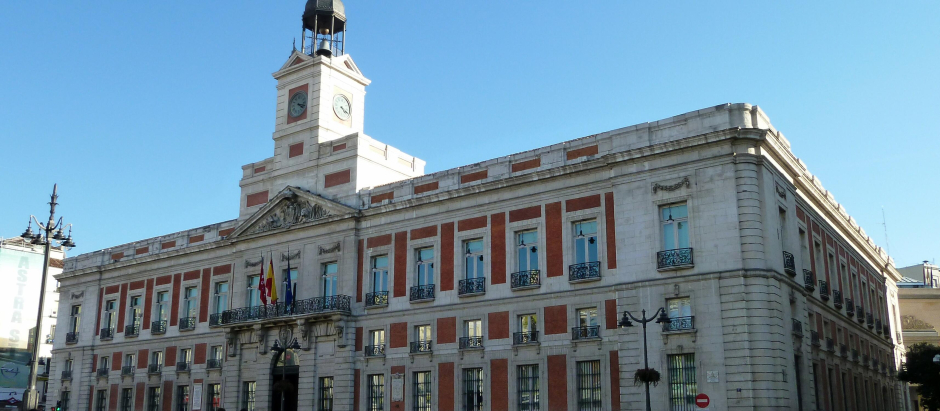 Vista de la fachada principal de Madrid