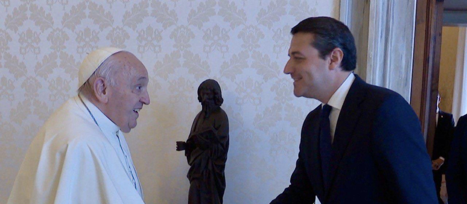 El alcalde de Córdoba con el Papa Francisco