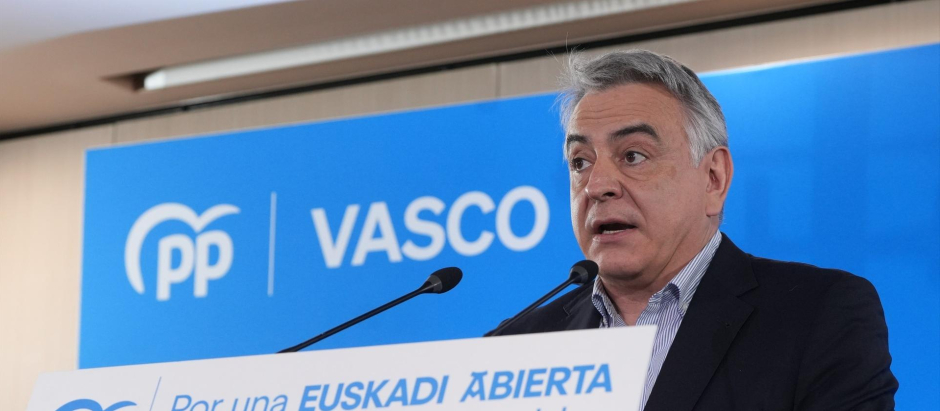 El presidente del PP vasco y candidato a lendakari, Javier de Andrés