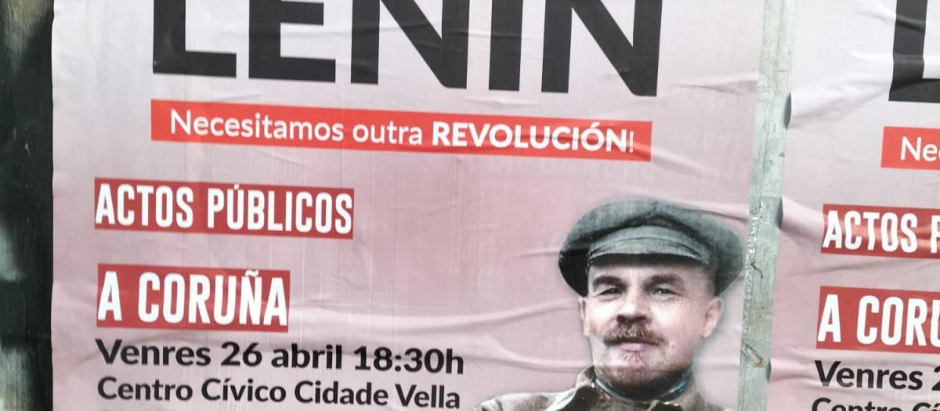 Cartel del homenaje a Lenin