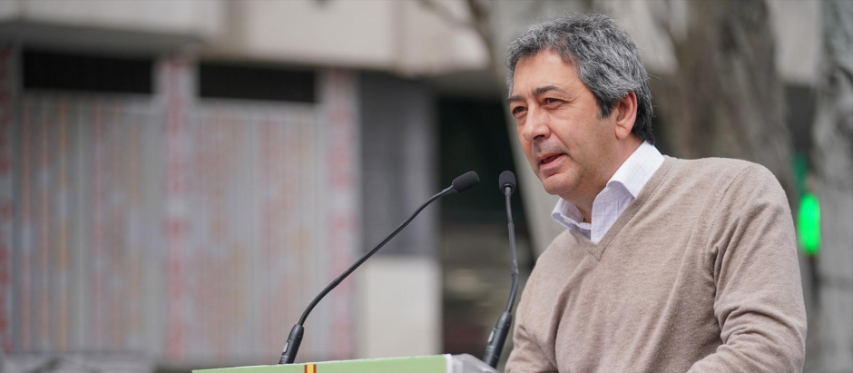 El vicepresidente primero de la Generalitat Valenciana, Vicente Barrera, en un mitin de Vox