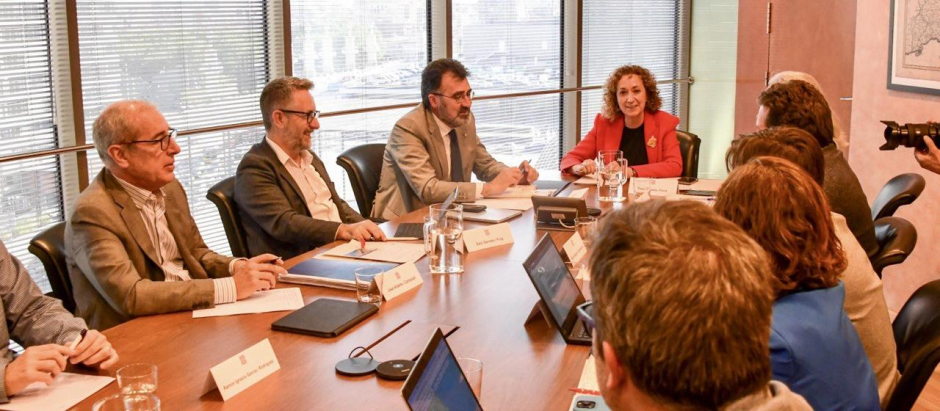 Primera reunión de la Mesa de coordinación de los puertos de Cataluña.
