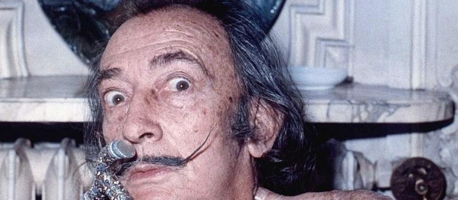 Salvador Dalí, fotografiado por Allan Warren