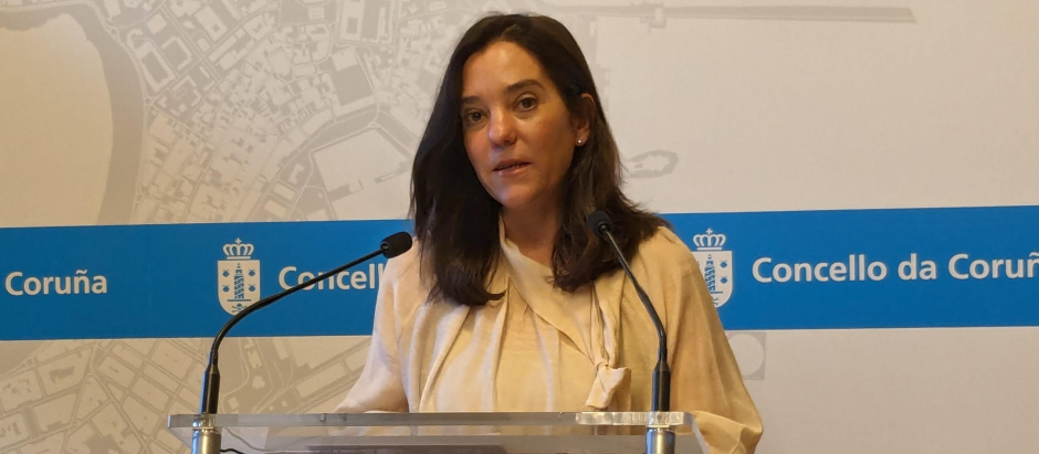 La alcaldesa de La Coruña, Inés Rey