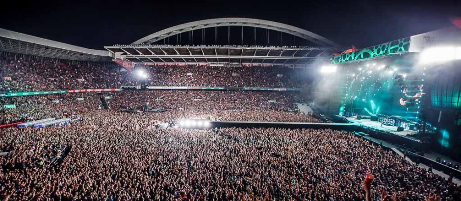 Concierto de AC/DC en el Estadio del Athletic de Bilbao, San Mamés en junio de 2010