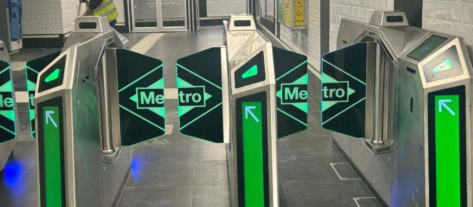 Tornos modernos de Metro de Madrid