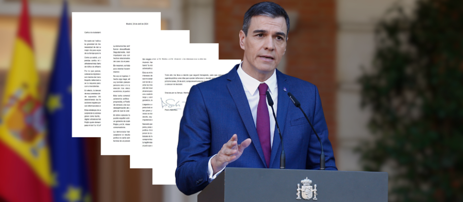 Pedro Sánchez y su carta a la ciudadanía