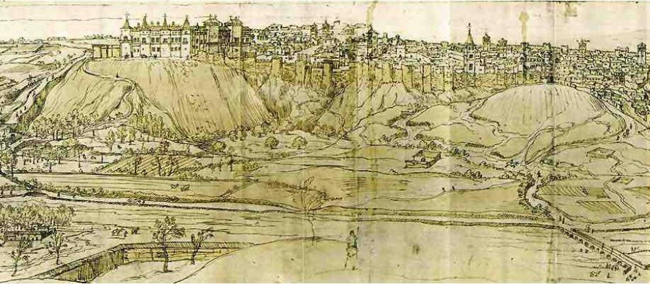 Vista de Madrid pintada en 1562