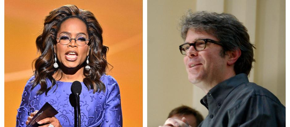 Oprah Winfrey y Jonathan Franzen