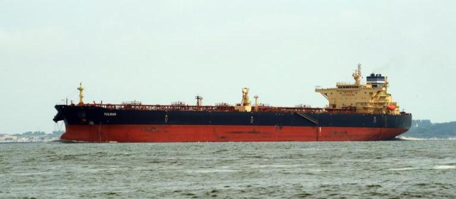 Petrolero en aguas del mar Rojo