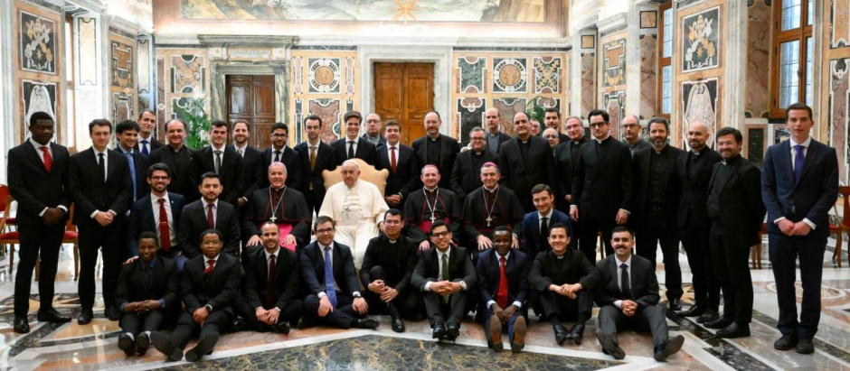 Los seminaristas de Burgos, sus formadores y sus obispos, el sábado con el Papa en El Vaticano