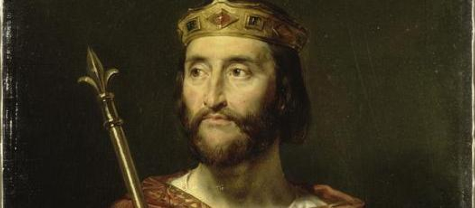 Carlos III, conocido como el Simple, rey de Francia. Obra de Georges Rouget
