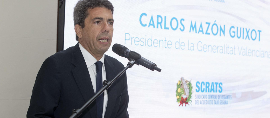 El presidente de la Comunidad Valenciana Carlos Mazón