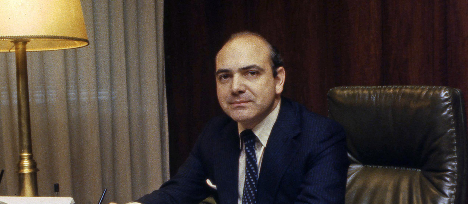 El exministro Ignacio Bayón en 1980