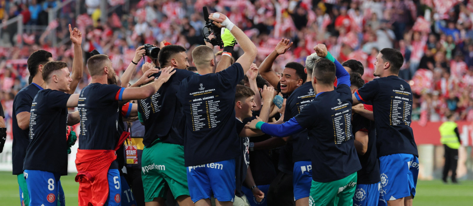 El Girona ha hecho historia clasificándose para la próxima Champions