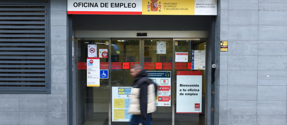 Una oficina de desempleo en España