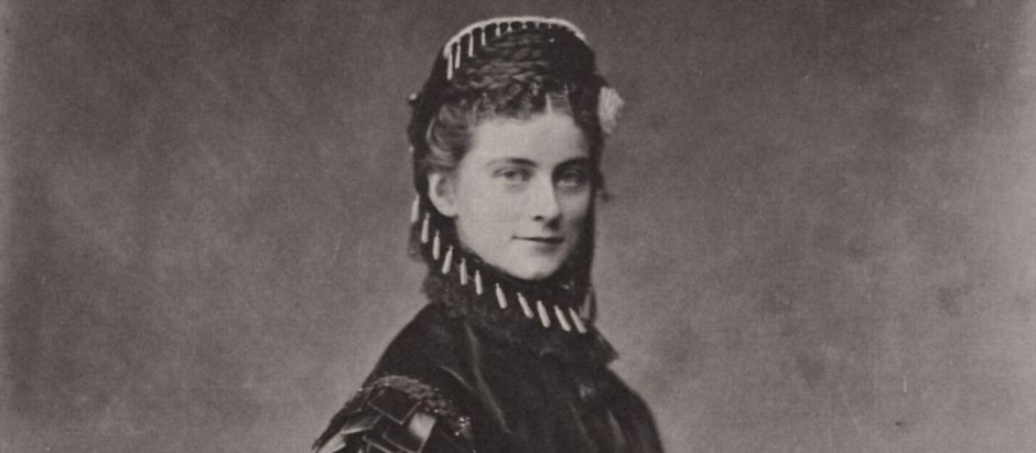 La duquesa Sofía Carlota en 1867, fotografía de Joseph Albert
