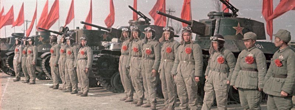Soldados de la guerra civil china en 1949