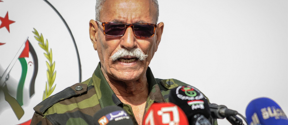 Eel líder del Frente Polisario, Brahim Gali