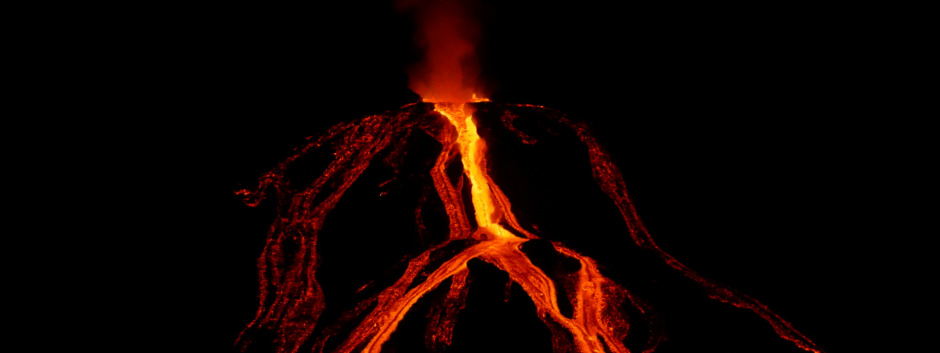 Volcán de Cumbre Vieja a un día de cumplir un mes desde la erupción
