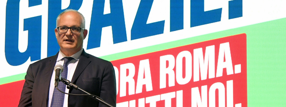 Roberto Gualtieri, vencedor en las elecciones municipales de Roma