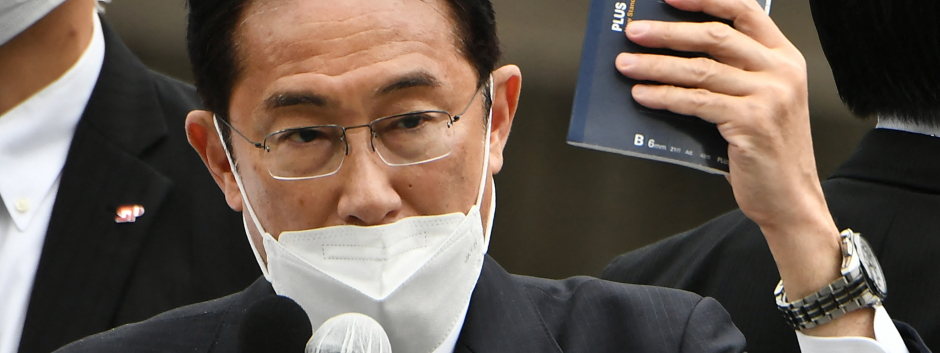 Fumio Kishida, primer ministro de Japón y candidato a la reelección