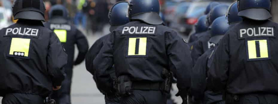 Policía alemana, foto de archivo