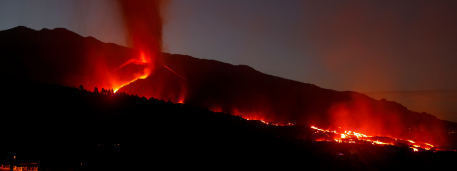 Volcán de Cumbre Vieja en La Palma