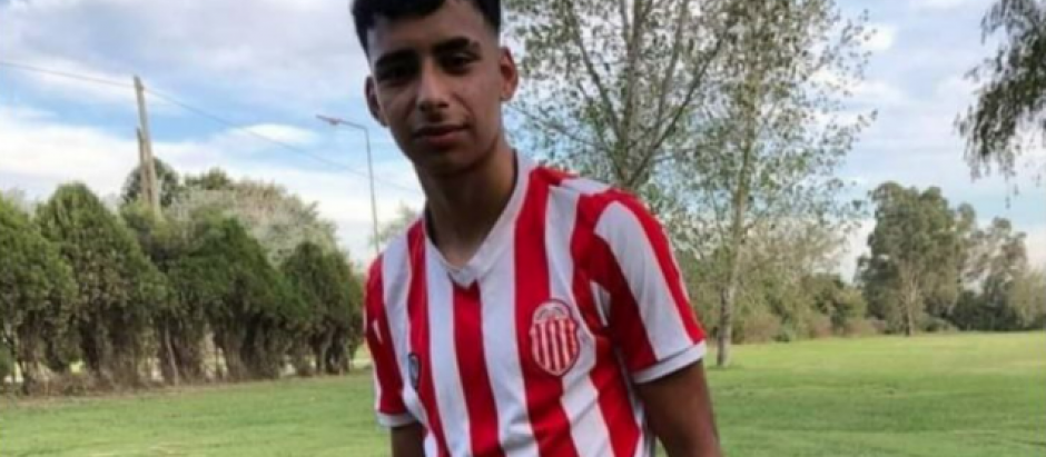 Lucas González, jugador de inferiores de Barracas Central de 17 años
