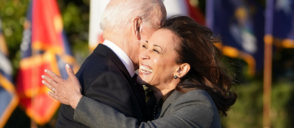Presidente Joe Biden y la vicepresidente Kamala Harris