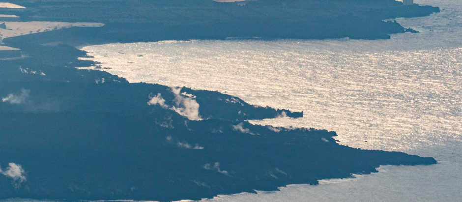 Delta del volcán Cumbre Vieja