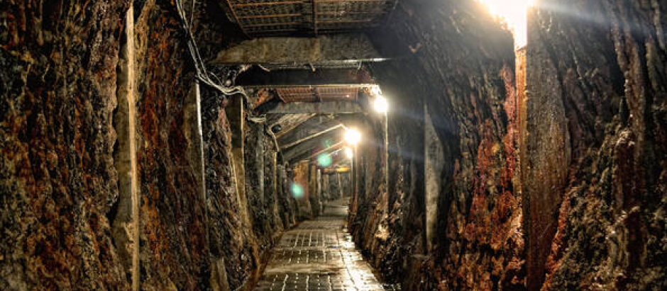 Interior de una mina