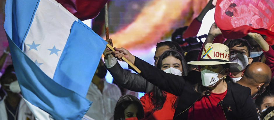 Xiomara Castro, candidata a la presidencia de Honduras