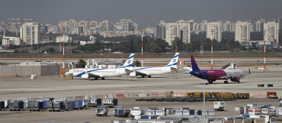 Aeropuerto de Ben Gurion, en Tel Aviv, este sábado